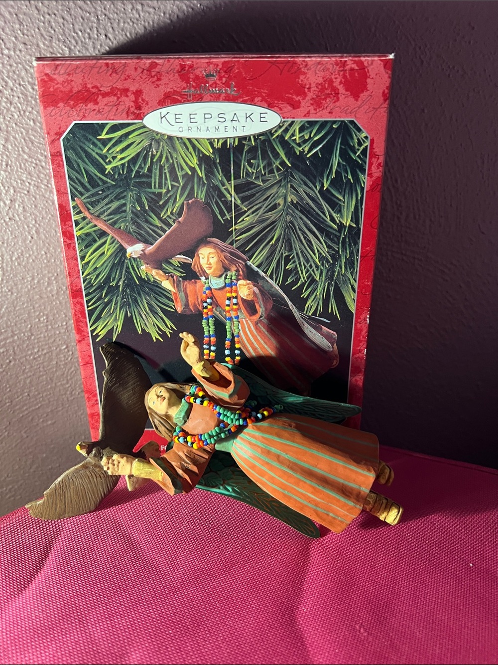 KEEPSAKE Hallmark Soaring With AngelOrnament